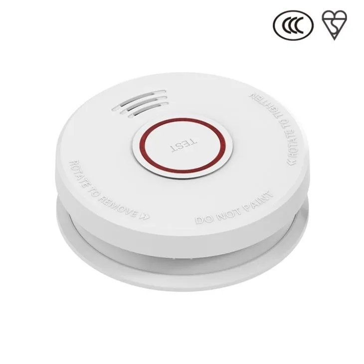 Συναγερμός καπνού μπαταρίας με αντικατάσταση 9V DC